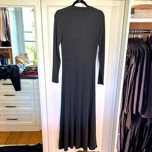 Zara Black Mock Neck Long Sleeve Sheath Dress